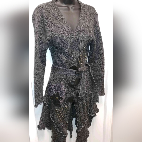 Vitrin Design mohair blend cardigan - Picture 1 of 8